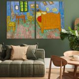 The Bedroom canvas wall art in room setting 4