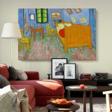 The Bedroom canvas wall art in room setting 5