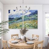 Saint Remy Landscape canvas wall art in room setting 7