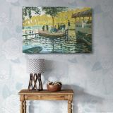 La Grenouillere canvas wall art in room setting 5