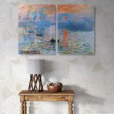 Impression Sunrise canvas wall art in room setting 5