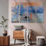 Impression Sunrise canvas wall art in room setting 7