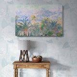Palm Trees at Bordighera canvas wall art in room setting 6