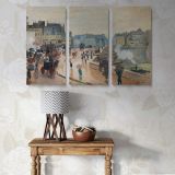 The Pont Neuf canvas wall art in room setting 4
