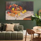Apples and Grapes canvas wall art in room setting 4