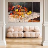 Apples and Grapes canvas wall art in room setting 5
