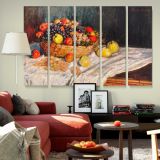 Apples and Grapes canvas wall art in room setting 6
