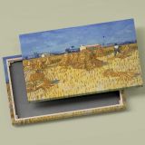 Harvest in Provence canvas front and rear frame view