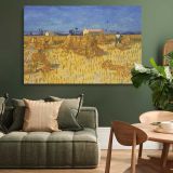 Harvest in Provence canvas wall art in room setting 4