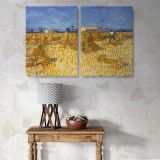 Harvest in Provence canvas wall art in room setting 6