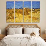 Harvest in Provence canvas wall art in room setting 7