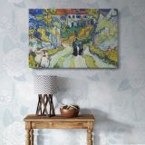 Stairway at Auvers canvas wall art in room setting 6