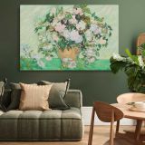 Roses canvas wall art in room setting 4