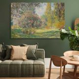 The Parc Monceau canvas wall art in room setting 4