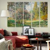 The Parc Monceau canvas wall art in room setting 6