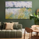 Ile aux Fleurs near Vetheuil canvas wall art in room setting 4