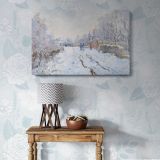 Snow at Argenteuil canvas wall art in room setting 5