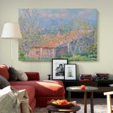 Gardeners House at Antibes canvas wall art in room setting 5