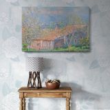Gardeners House at Antibes canvas wall art in room setting 6