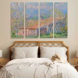 Gardeners House at Antibes canvas wall art in room setting 7