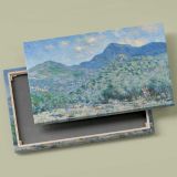 Valle Buona Near Bordighera canvas front and rear frame view