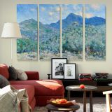 Valle Buona Near Bordighera canvas wall art in room setting 5
