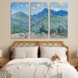 Valle Buona Near Bordighera canvas wall art in room setting 7