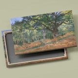 The Bodmer Oak Fontainebleau Forest canvas front and rear frame view