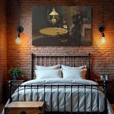 Interior after Dinner canvas wall art in room setting 7