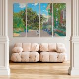 The Artists House at Argenteuil canvas wall art in room setting 5