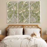 Windrush Botanical Pattern canvas wall art in room setting 7