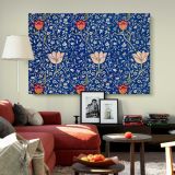 Medway Floral Pattern canvas wall art in room setting 4