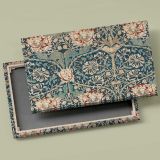 Honeysuckle Floral Pattern canvas front and rear frame view