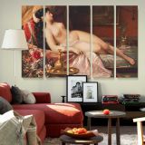 Sleeping Beauty Reclining Nude canvas wall art in room setting 5