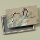 Cranes from Momoyogusa canvas front and rear frame view