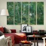 Edge of the Woods Near L Hermitage Pontoise canvas wall art in room setting 5