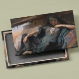 An Egyptian Pot Seller at Giza canvas front and rear frame view