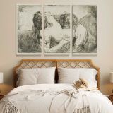 The Bite canvas wall art in room setting 7