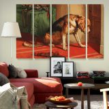 Suspense canvas wall art in room setting 5