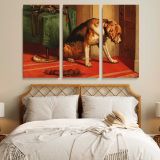 Suspense canvas wall art in room setting 7