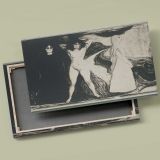 The Woman Sphinx canvas front and rear frame view