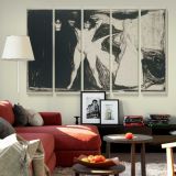 The Woman Sphinx canvas wall art in room setting 6
