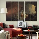 Aeneas and the Sibyl canvas wall art in room setting 5
