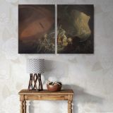 Aeneas and the Sibyl canvas wall art in room setting 6