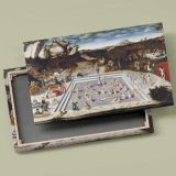 The Fountain of Youth canvas front and rear frame view