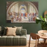 The School of Athens canvas wall art in room setting 4