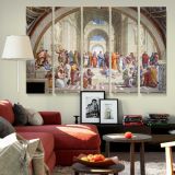 The School of Athens canvas wall art in room setting 6