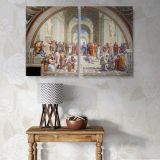 The School of Athens canvas wall art in room setting 7