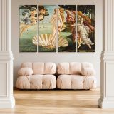 The Birth of Venus canvas wall art in room setting 5