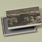 Horsemen in Combat canvas front and rear frame view